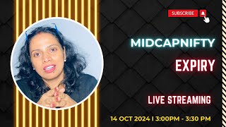 Midcapnifty live trading II 14 oct 2024 II CA SUNETA banknifty nifty50 livetrading [upl. by Aniv]