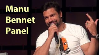 Arrows Manu Bennett HD Comicon 2014 Arrow Hobbit LOTR Spartacus Deathstroke Phoenix Comicon Panel [upl. by Alejandrina]