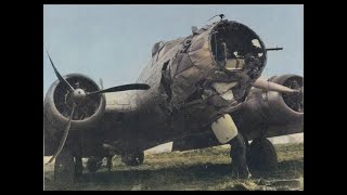 B17 FLYING FORTRESS BOMBERS RETURN WITH COMBAT DAMAGE AND WOUNDED HD COLOR  WWII DOCUMENTARY [upl. by Glenda650]