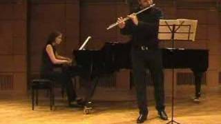 PHindemith  Flute Sonata 1 part DVarelas [upl. by Doralyn]