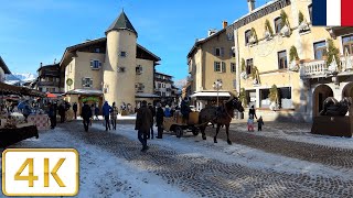 Megève France  Winter 2021【4K】 [upl. by Theressa]