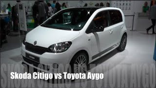 Skoda Citigo 2015 vs Toyota Aygo 2015 [upl. by Haydon]