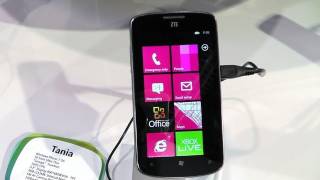 ZTE Tania dal vivo lo smartphone Windows Phone Mango low cost [upl. by Jarib]