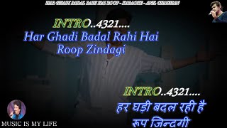 Kal Ho Na Ho Karaoke With Scrolling Lyrics Eng amp हिंदी [upl. by Samella]