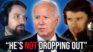 Destiny LOSES Bet to Kyle That Biden Wont Drop Out of the Race [upl. by Palmer448]