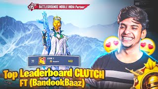 😤 CLUTCH EVERY SQUAD IN 😱LEADERBOARD CONQUEROR BandookBaaz  LegendX [upl. by Llertak]