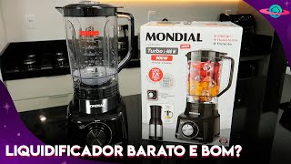 LIQUIDIFICADOR MONDIAL L900W TURBO LIQUIDIFICADOR BARATO E BOM UNBOXING E TESTE COMPLETO [upl. by Gregson850]