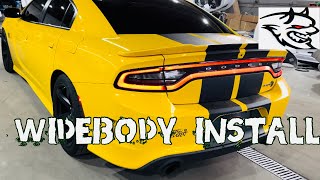 How to install widebody on charger and challengers [upl. by Ojibbob]