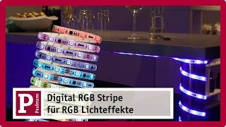 Digital LED Strips Mit Fernbedienung RGB Lichteffekte steuern [upl. by Ynaffad628]