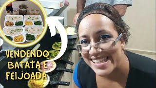 TRABALHANDO NO NOSSO DELIVERY O DIA INTEIRO  FEIJOADA E BATATA ROSTI [upl. by Eolcin751]