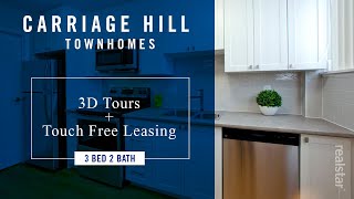 Carriage Hill  Oshawa  Apartment 3D Tour  3b2b Townhouse [upl. by Debbee]