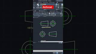 Autocad 1st angle projection drawing  Cad by Ankit  autocad [upl. by Davidde]