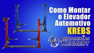 Demonstração de Como Montar o Elevador Automotivo KREBS [upl. by Spain]