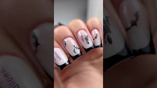 Paznokcie na Halloween  Naklejki do paznokci  Nail Art halloweennails halloween [upl. by Noteloc]