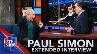 “Life Is Incredible”  Stephen Colbert’s FULL EXTENDED Interview With Paul Simon [upl. by Ellenet]