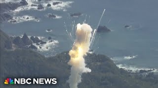 Watch Japan’s Space One rocket explodes during launch [upl. by Snilloc]