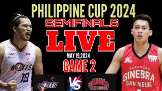 GINEBRA VS MERALCO GAME 2 I PBA SEMIFINALS PLAYBYPLAY REACTION [upl. by Adaven]