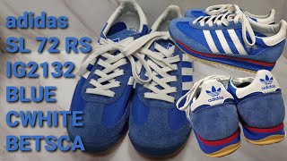 adidas SL 72 RS IG2132 BLUE  CWHITE  BETSCA [upl. by Aihsekel]