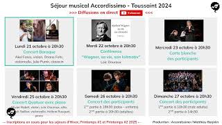 Accordissimo  Concert baroque  Toussaint 2024  Lundi 21 octobre 2024 à 20h30 [upl. by Rahab]