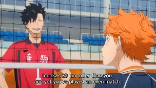 Haikyu TO THE TOP 2nd  Hinata shocksimpresses other characters with his jumpspiking abilities [upl. by Esiom]