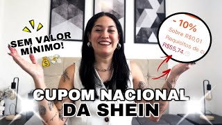 CUPOM NACIONAL DA SHEIN PARA USAR EM MARÇO 2024 [upl. by Stover810]