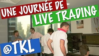 Une journée de Live Trading  Salle des Marchés de la TKL [upl. by Iek]