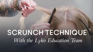 Lyko Foundation Techniques  Scrunch Technique [upl. by Ainessej]