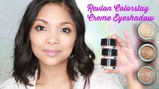 Revlon Colorstay Creme Eyeshadow  Spend it or Save It [upl. by Yelssew555]