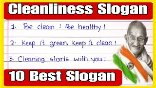 cleanliness slogans in English  Slogans on cleanliness l cleanliness slogan [upl. by Macmillan]