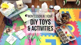 MONTESSORI AT HOME DIY Montessori Toys for Babies amp Toddlers [upl. by Anevad]