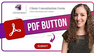 Insert Submit Button in PDF Forms Adobe Acrobat Simple amp Advanced Versions Shown [upl. by Ymij203]