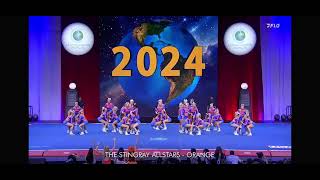 Stingray Orange 🍊 Finals Cheer Worlds 2024 🥈 [upl. by Oeflein]