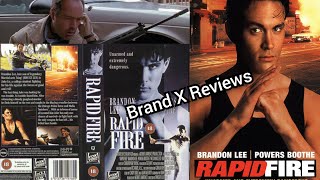 REVIEW Rapid Fire Brandon Lee 1992  Ft The Core [upl. by Esahc]