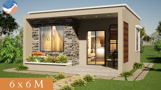 Small House Design with Floor Plan  6 x 6 M [upl. by Vipul]