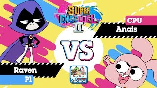 Gumball Super Disc Duel 2  Raven VS Anais CN Games [upl. by Nywloc]