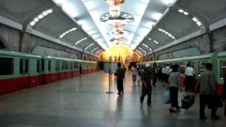 Pyongyang metro Puhung station [upl. by Norina]