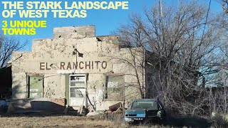 The Stark Landscape Of West Texas  I Visited Three Unique Towns [upl. by Lamori488]