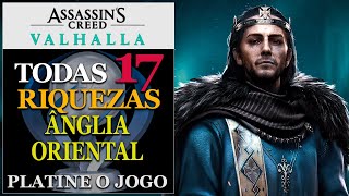 Todas Riquezas de Anglia Oriental All East Anglia Wealth – ASSASSINS CREED VALHALLA [upl. by Nylauqcaj]