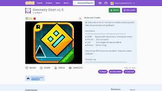 griffpatchs Geometry Dash CatkoolScratchYT gameplay Video [upl. by Annaegroeg]