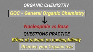 Nucleophilicity vs basicity comaprision [upl. by Yann]