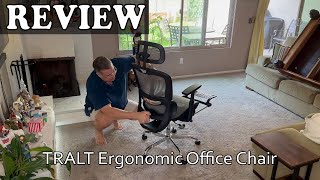 Review TRALT Office Ergonomic Desk Chair [upl. by Inna]