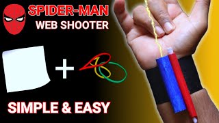 Simple and easy web shooter  rubberband web shooters  how to make Without Spring web shooter [upl. by Charpentier]