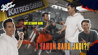 OBOY GARAGE COLLAB SAMA BENGKEL CUSTOM FINAL TOUCH BINTER KE 125 DI KATROS GARAGE [upl. by Mercado]