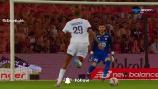 Bradley Barcola Goal Lille Vs PSG 02 All Goals Results Extended Highlights amp Analysis [upl. by Ecnedac]