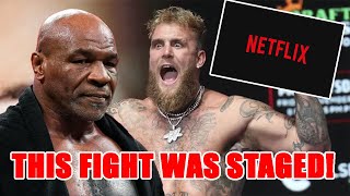 Jake Paul vs Mike Tyson fight DISASTER Paul DESTROYED for fixing a FAKE FIGHT Netflix was TERRIBLE [upl. by Berner577]