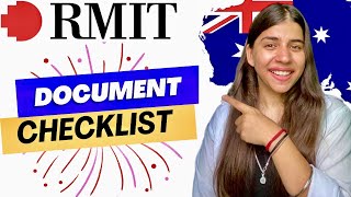 RMIT University Melbourne  Documents for RMIT University Australia Offer Letter Document Checklist [upl. by Ahsetra]