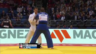 Avtandil Tchrikishvili GEO vs Jaromir Musil CZE 81kg Judo World Championships Chelyabinsk 2014 [upl. by Pierro279]