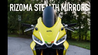 Rizoma Stealth Mirrors on Aprilia RS 660 Install [upl. by Neelie]