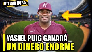 MILLONES SALE A A LUZ SALARIO DE YASIEL PUIG EN COREA ¡NO VAS A CREER CUANTO [upl. by Sherri483]