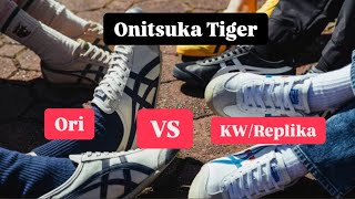 Cara membedakan Onitsuka Tiger Original dan KW perbedaan onitsuka tiger ori dan replika ciriciri [upl. by Ateuqirne]